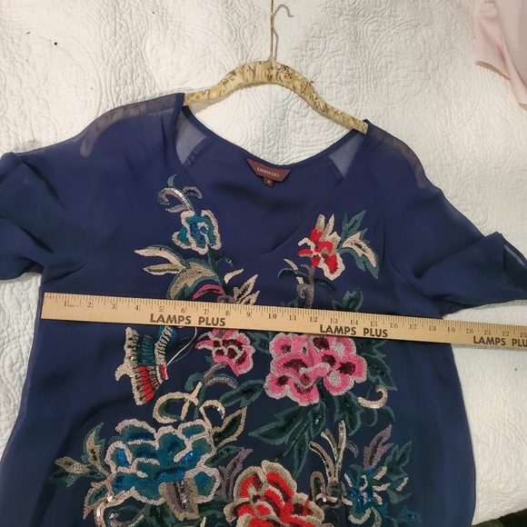 Ranna Gill Anthropologie Ikebana Blouse, Sz M - Picture 7 of 11